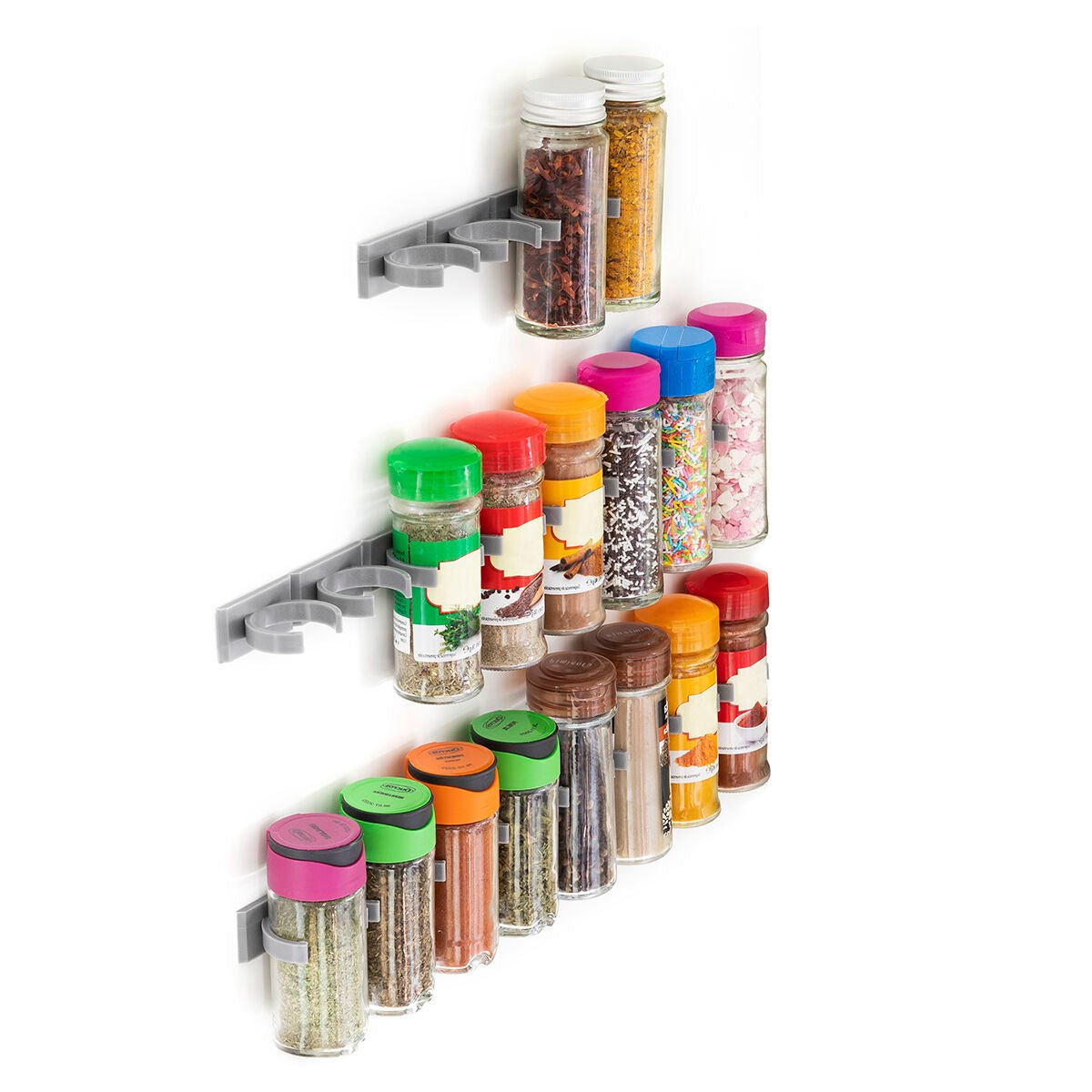 Adhesive and Divisible Spice Organiser Jarlock x20 InnovaGoods - WM24 Store